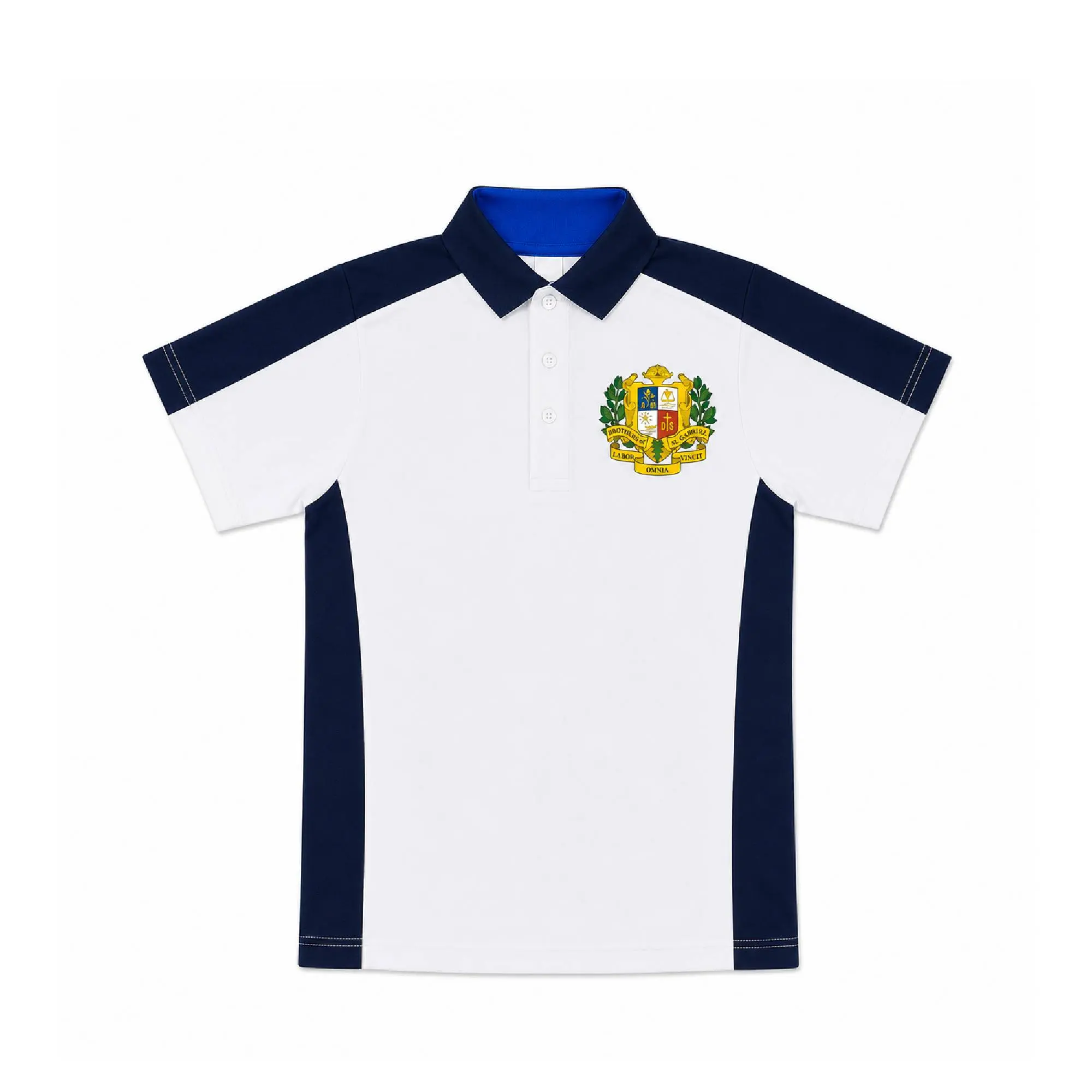 Pe T-Shirt - St. Gabriel's Secondary School - Front Blue